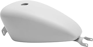 Motorcycle Gas Tanks SLMOTO 3.7 Gallon Fuel Gas Tank Fit For Harley Sportster 883 1200 04-06 Unpainted