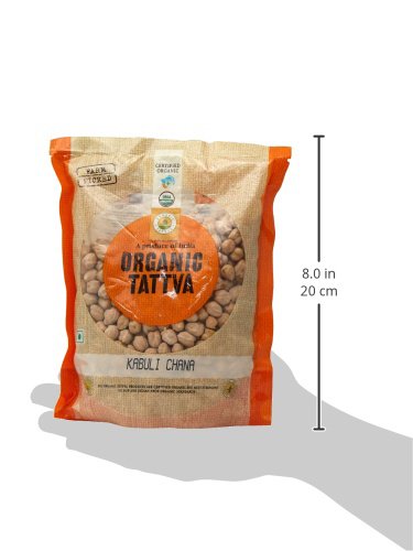 Image of Organic Tattva Kabuli Chana | Premium Whole Chickpeas for Daily Cooking | Smooth Texture and Mild Aroma | Kabuli Chana 500g Pack (Pack of 3)