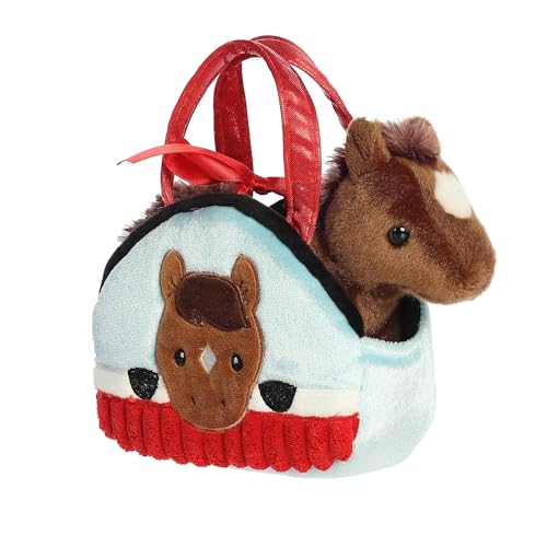 Aurora Fancy Pals Peek-A-Boo 8" Pony in Barn Fashionable Stuffed Animal
