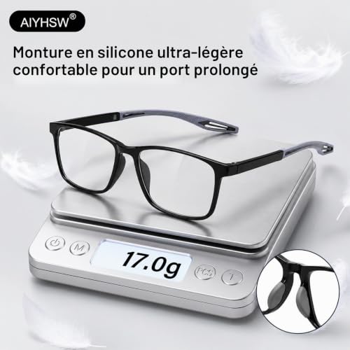 Lunettes de Lecture Hommes Femmes,Lunettes Loupe Presbytie Reading Glasses – vue 4