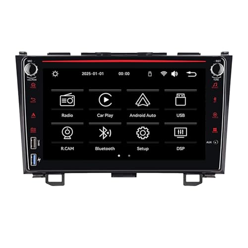 MAVYULQEF Linux�J�[�X�e���I Honda CRV 2007-2011 �t�@�X�g�u�[�g/Bluetooth/���C�����X�J�[�v���C/Android Auto/FM/AM/RDS/USB�ɑΉ�