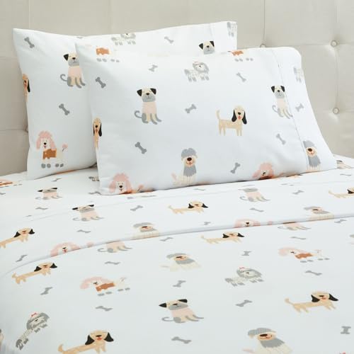 Stoneberry Home Printed Microfiber Sheets Queen Microfiber Dogs
