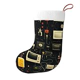 BROLEO Weihnachtssocken für Haushaltsgeräte, dekorative Socken für jährliche Zeremonien, Festivals und Partys