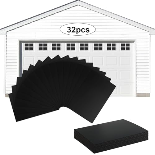 Magnetic Garage Door Windows 32PCS Faux Garage Door Windows Accents Magnetic Decorative Hardware Magnets Decorations 6 * 4 * 0.04 Inches by HULKNPEE - Used condition - US$11.44