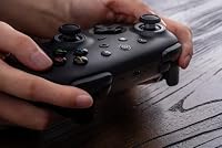 8Bitdo Ultimate 2 Wireless Controller for Windows & Android, Gaming Controller with TMR Joysticks, Switchable Hall Effect/Tactile Triggers, Motion Control, RGB Fire Ring, 8Speed Wireless Tech, Black – Ansicht 7