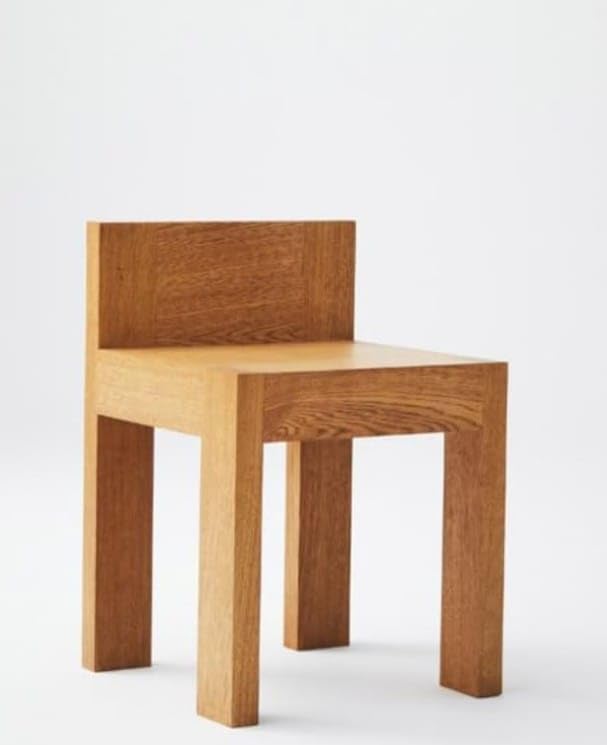 Wooden Chair, Natural Wood Finish, Modern Minimalist Design, Solid Wood Construction-image-26