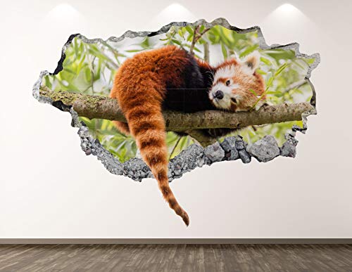 Vinilo decorativo Red Panda 30 in x 18 in