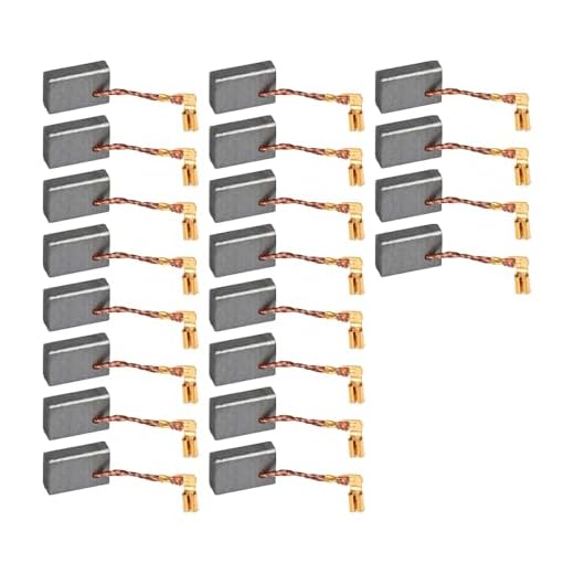 LannuMet 20PCS Electric Motor Carbon Brush Angle Grinder/DC Motor/Cutting Machine/Polishing Machine Replacement Parts,5x11x16mm