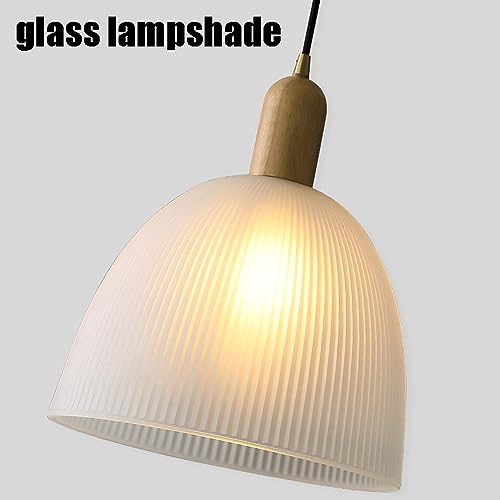 Accesorios de iluminación de techo con pantalla de cristal sutil y elegante 7