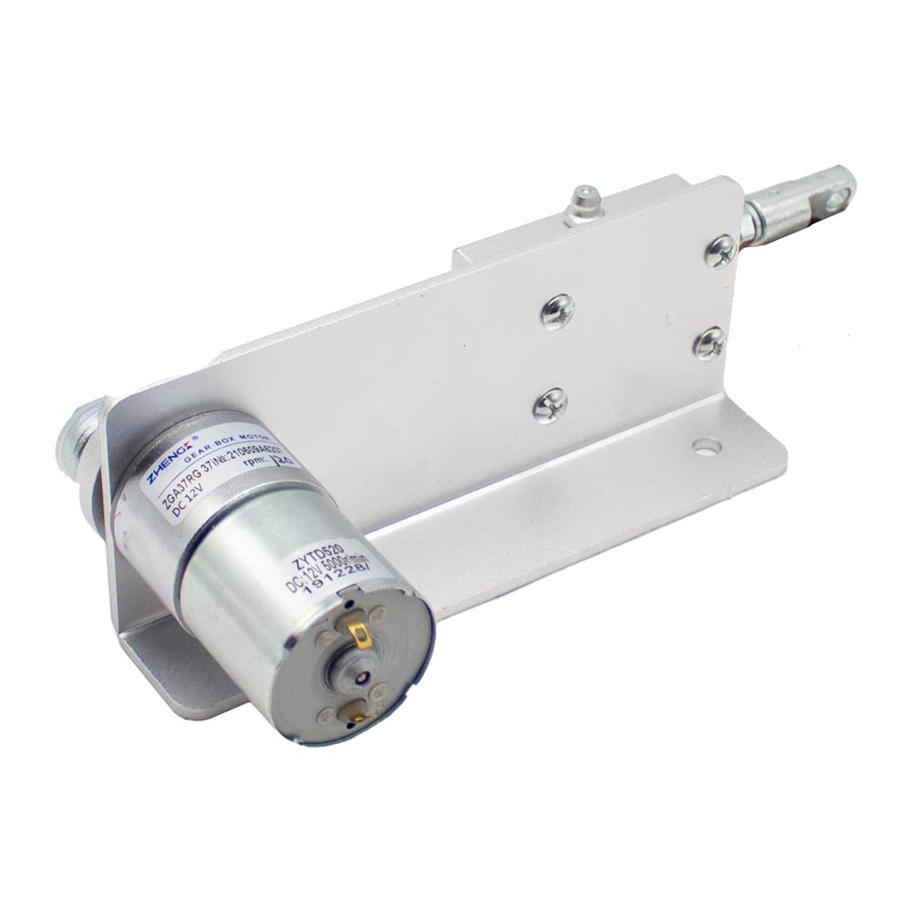 DIY Hubkolben-Linearantrieb DC12V Mini Getriebe Einstellbarer Teleskop Motor mit Geschwindigkeitsregler (100RPM)