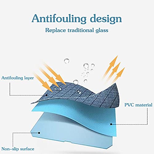 Cubierta de vinilo para cocina lavable y protector de mesa de linóleo 6