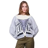 Ultra Game WNBA Official Womens Super Soft Showtime Crew Sweatshirt, Golden State Valkyries, Heather Gray, Small