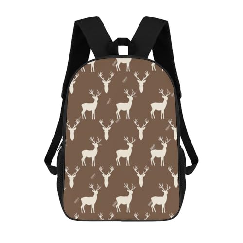 Sac à dos de randonnée enfants motif élan idéal pour école maternelle et loisirs