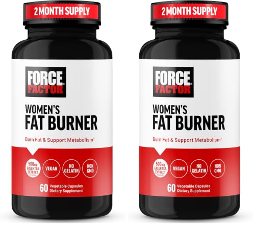 Force Factor Women’s Fat Burner, Metabolism Booster, and Weight-Loss Supplement