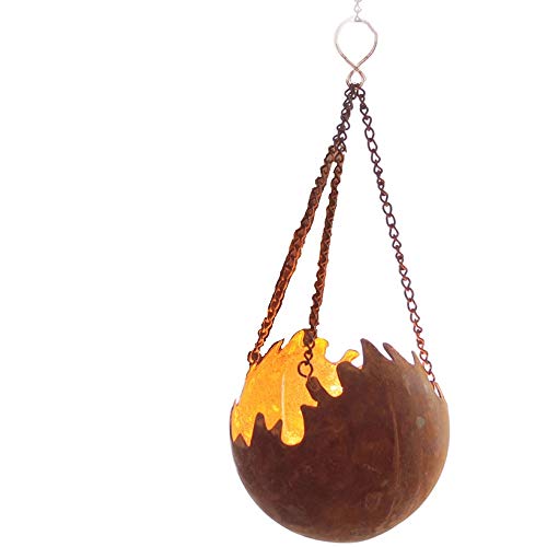 Edelrost Hänger Feuerkugel Feuerball D15 Rost Metall