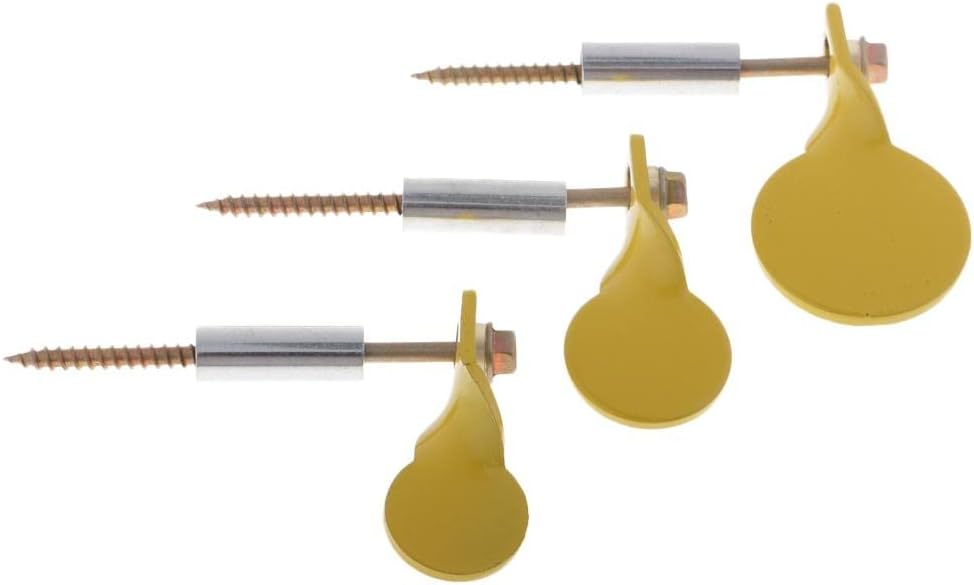 Baosity 3pcs Stainless Steel Target Plinking Target Target Tackle for Upright Surface, Wall, Tree, Stick