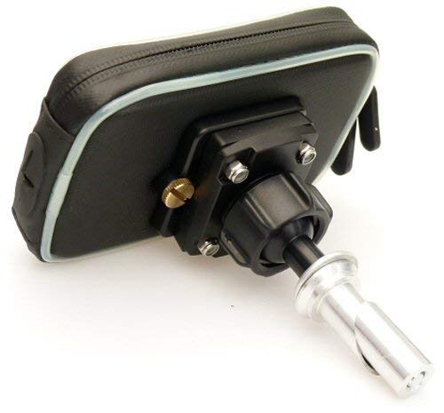 Buybits Motorcycle Bike 19Mm Fork Stem Yoke Mount With Waterproof Smart Phone Case (Sku 10336) #TOP6