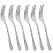 6 Forchette da tavola in acciaio inox e finitura lucida, collezione Minimal (Forchetta da tavolo)