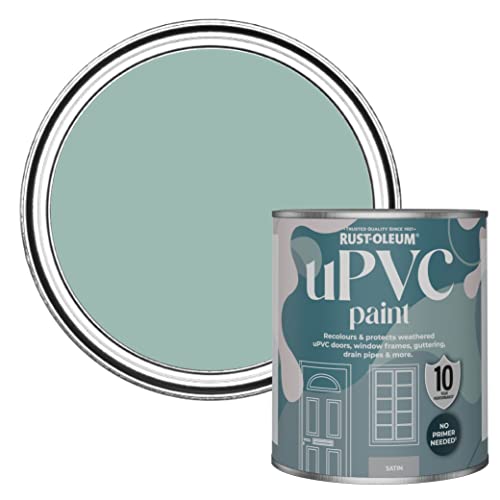 Rust-Oleum Blue uPVC Door and Window Paint In Satin Finish - Coastal Blue 750ml