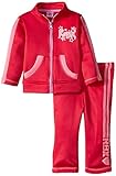 RBX Baby Girls' 2 Piece Set Fleece Jacket and Pant Light Pink Logo