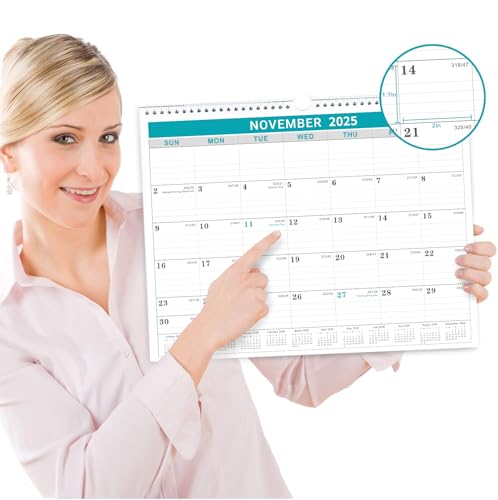 Calendar 2025, 12 Months Wall Calendar 2025 from January 2025 to December 2025,11.5" x 14.6", 2025 Calendar with Julian Date - Thumbnail 4