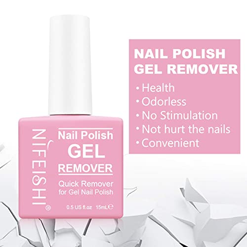 Gel Nail Polish Remover (2PCS), Gel Polish Remover for Nails in 3-5 Minutes No Need for Foil, Easily & Quickly Soak Off Gel Polish (0.5 Fl Oz) - Thumbnail 5