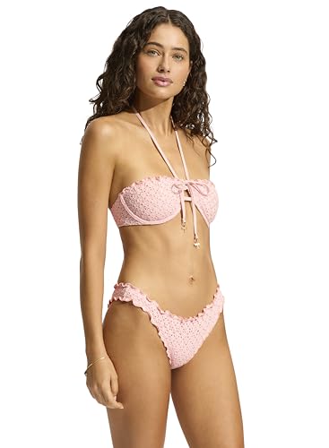 Bas de maillot Seafolly à bords ondulés effet silhouette - 2