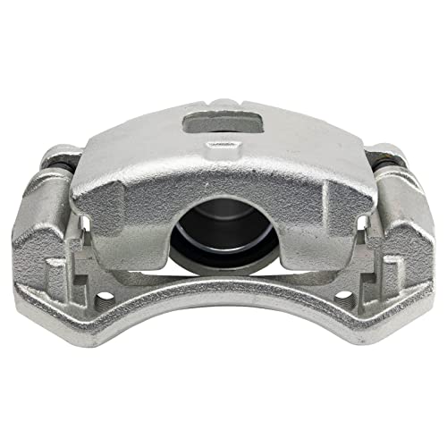 Image of TRQ Front Disc Brake Caliper with Bracket & Hardware LH | For GM