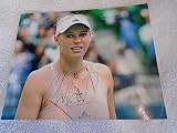 CAROLINE WOZNIACKI Signed (8x10) Tennis Photo
