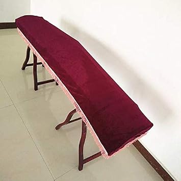 High-Grade Guzheng Dust Cover Cloth Set Thick Fabric Dustproof and Anti-Gray Shaw Cover and Stool Cover (Red)
