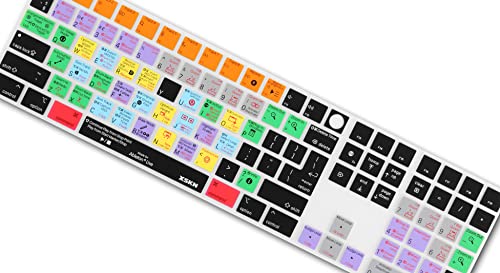 Xskn Ableton Live Hotkey Silicone Keyboard Cover Skin For 2021 Released Apple Imac M1 24" Magic Keyboard With Touch Id And Numeric Keypad A2520 Keyboard - Eu&Us Layout (Not Suite Others Model) #TOP3