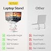 Urmust 360 Rotating Laptop Stand for Desk Adjustable Height, Ergonomic Laptop Riser Standing Desk Converter, MacBook Stand, Computer Lap top Riser Holder, Fits All Laptops 10-17