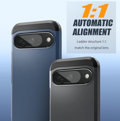 Image of PreCure - Camera Protector for Google Pixel 10 | 9H Hardness Anti-Scratch Ultra HD Tempered Glass Screen Protector Film Camera Lens - Black