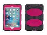 Griffin, iPad mini 4 Case with Stand, Smoke and Pink Survivor All-Terrain, [Rugged] [Protective] [Dual Layer] [Heavy Duty] [Shock Absorption] [Polycarbonate] [Silicone]