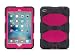 Griffin, iPad mini 4 Case with Stand, Smoke and Pink Survivor All-Terrain, [Rugged] [Protective] [Dual Layer] [Heavy Duty] [Shock Absorption] [Polycarbonate] [Silicone]