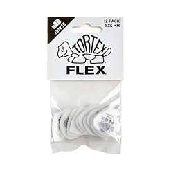 Jim Dunlop 468p1.35 Tortex Flex Jazz III médiator de guitare, 1,35 mm, blanc – lot de 12 - Les Beatles, Paul McCartney, John Lennon, RIngo Starr, George Harrison Jim Dunlop 468p1.35 Tortex Flex Jazz III médiator de guitare, 1,35 mm, blanc – lot de 12 – Image 2
