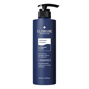 HairBeam Hair Care Shampoo for Cooling Scalp & Root Volume Support Shampoo for Thinning Hair and Dry Scalp - Biotin, Panthenol, Menthol 17.59 fl oz