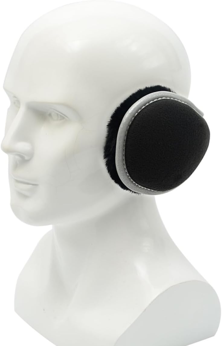 GANAZONO Folding Plush Earmuffs Ear Warmer for Men Women, Winter