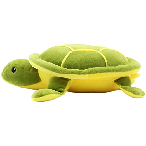 Jesonn Realistic Stuffed Marine Animals Toys Turtle Plush Tortoise (Green, 12.6 Inches) #TOP1