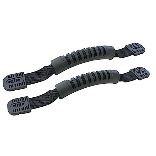 BESPORTBLE 2 Piezas Reemplazo de manijas de Kayak Asas de Transporte para Kayak Agarraderas para Kayak apretones enchufar Cargador Bote Manejar Asas de Canoa Accesorios para canoas Black