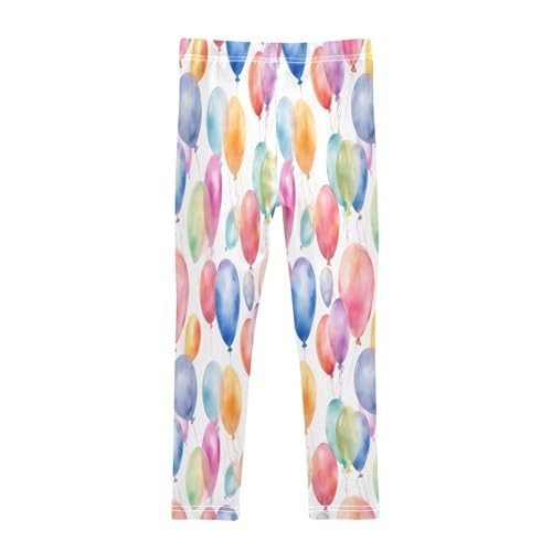 Toddler Girls Leggings Printed Yoga Pants Leggings Colorful Balloons for Kids2