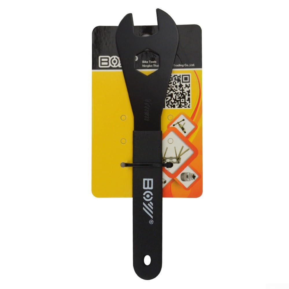 CWOQOCW Professional Carbon Steel Bicycle Spanner Wrench for 13mm to 19mm Sizes, Suitable for Cone Nuts and Wheel Bearing Maintenance (13mm)