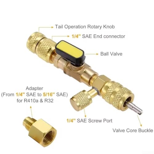 Herramienta para extracción de núcleo de válvula de aire acondicionado miniatura 7