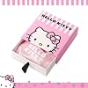 Hello Kitty Sanrio Womens Bracelets - Silver Flash-Plated Jewelry with Heart Pendants and Zirconia Accents