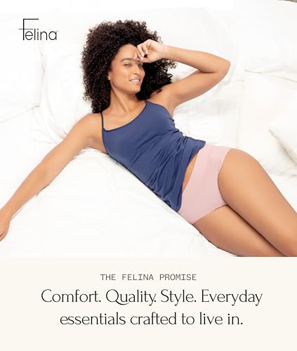 Image of Felina Womens Cotton Modal Camisole, Adjustable Cotton Tank Top