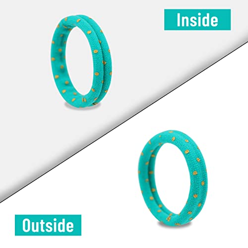Hair Ties For Women- Ties For Thick Heavy Or Curly Hair-No Slip Seamless Ponytail Holders -Hair Ties For Girls- Lasting Braids- Elastic Hair Ties (Multi-Color E-48Pcs) #TOP3
