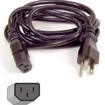 Replacement AC Computer and Arcade Game System Power Cable 110V, 6 Foot