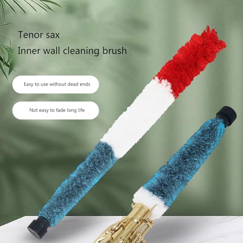 YIBAISI Saxophone Cleaner Tenors Sax Brush Saxophone Brush Brush Cleaner Pad Save Replacement for Saxophone