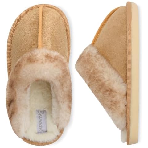 Besroad Kids Memory Foam Slippers Cover