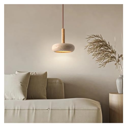 Lustre LED en pierre naturelle anti-éblouissement pour un luminaire de nuit relaxant